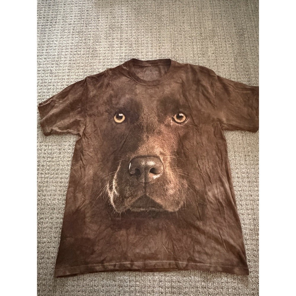 The Mountain T Shirt Brown Labrador Dog T Shirt Adult XL Brown Men's